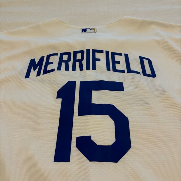 Kids Majestic Kansas City Royals Whit Merrifield Jersey - Picture 7 of 11